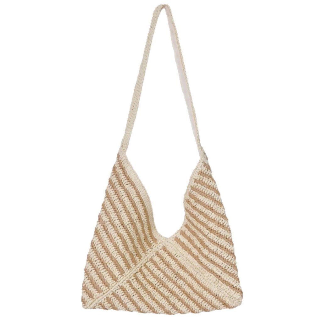 Fringe Cotton Rope Woven Bag – New Hollow-Out Straw Beach Tote, Ethnic Style Versatile Purse